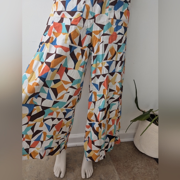 Maeve The Colette Wrap Jumpsuit by Linen Edition - Picture 5 of 12